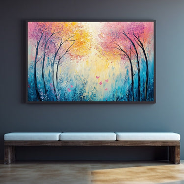 Spring Abstract Painting